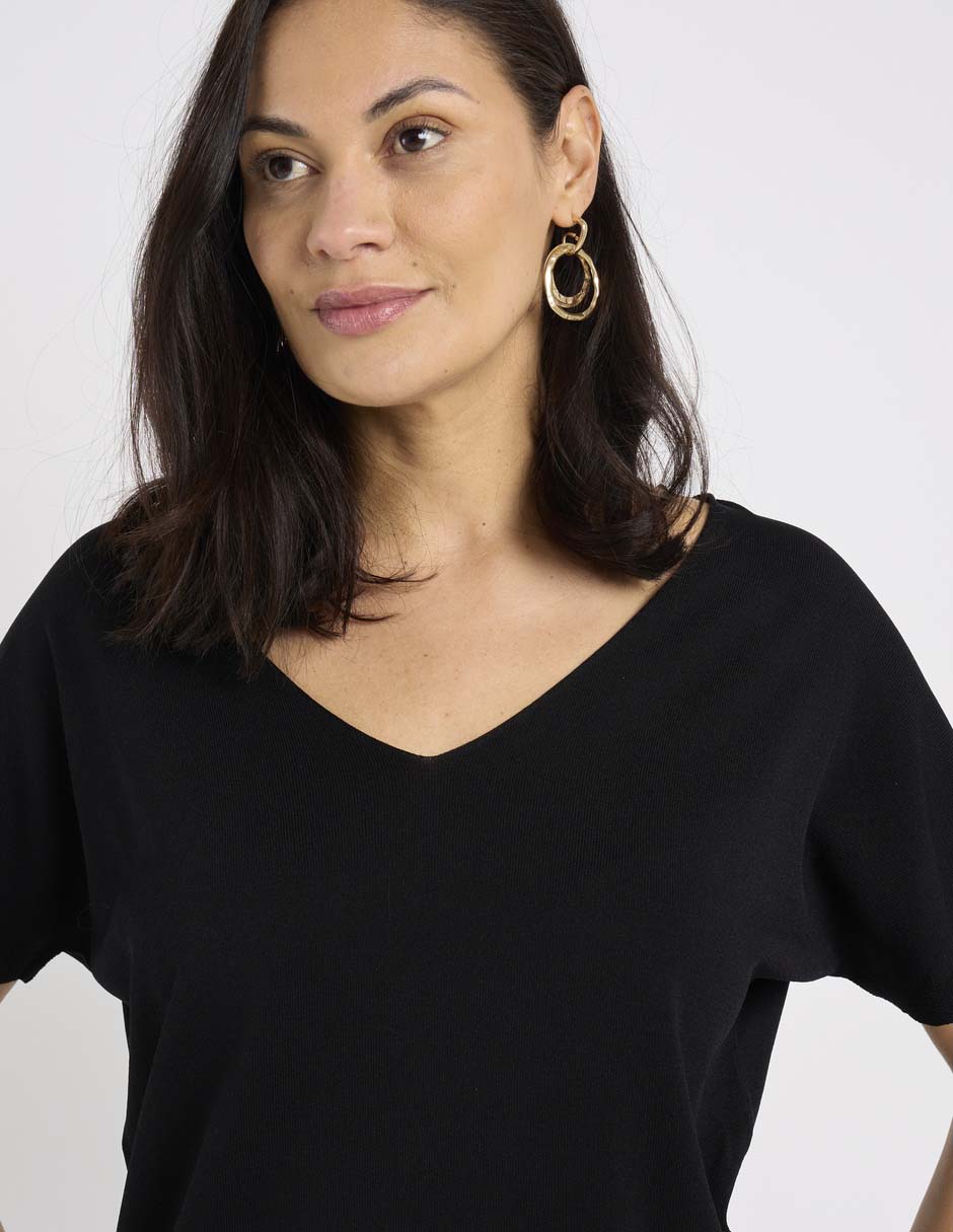 Blusa Lieb manga corta para mujer