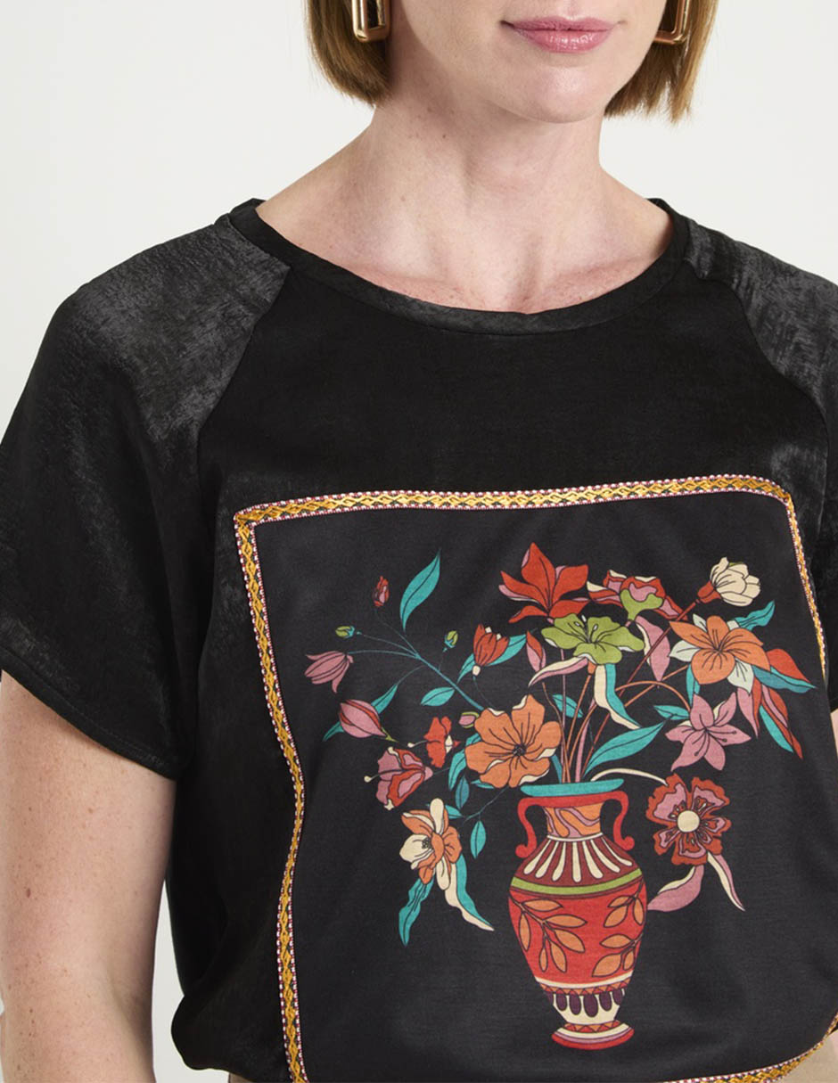 Blusa manga corta para mujer 10