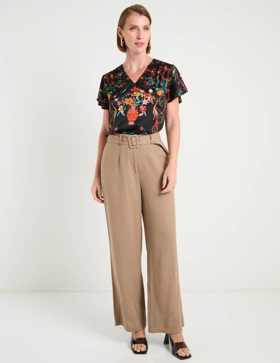 Blusa manga corta para mujer 9