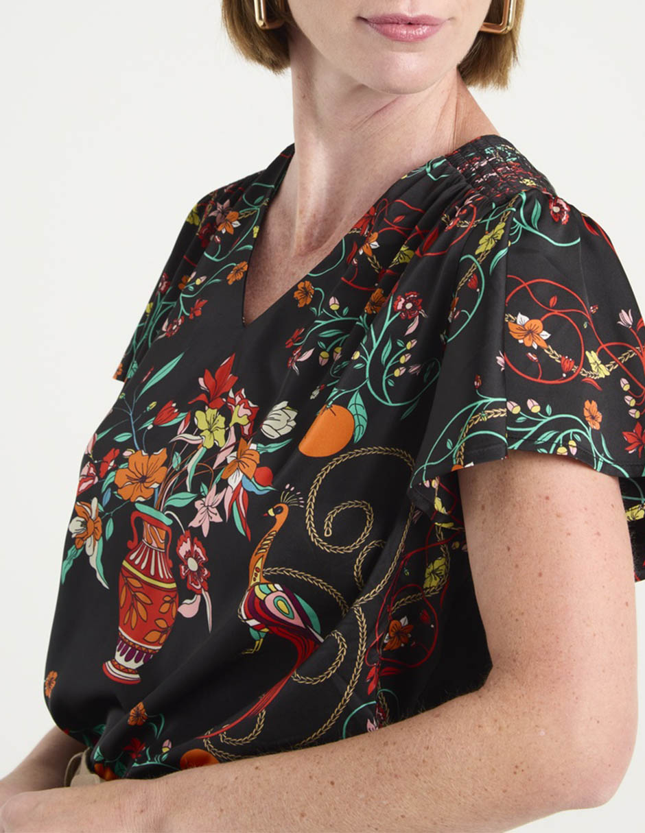 Blusa manga corta para mujer 10