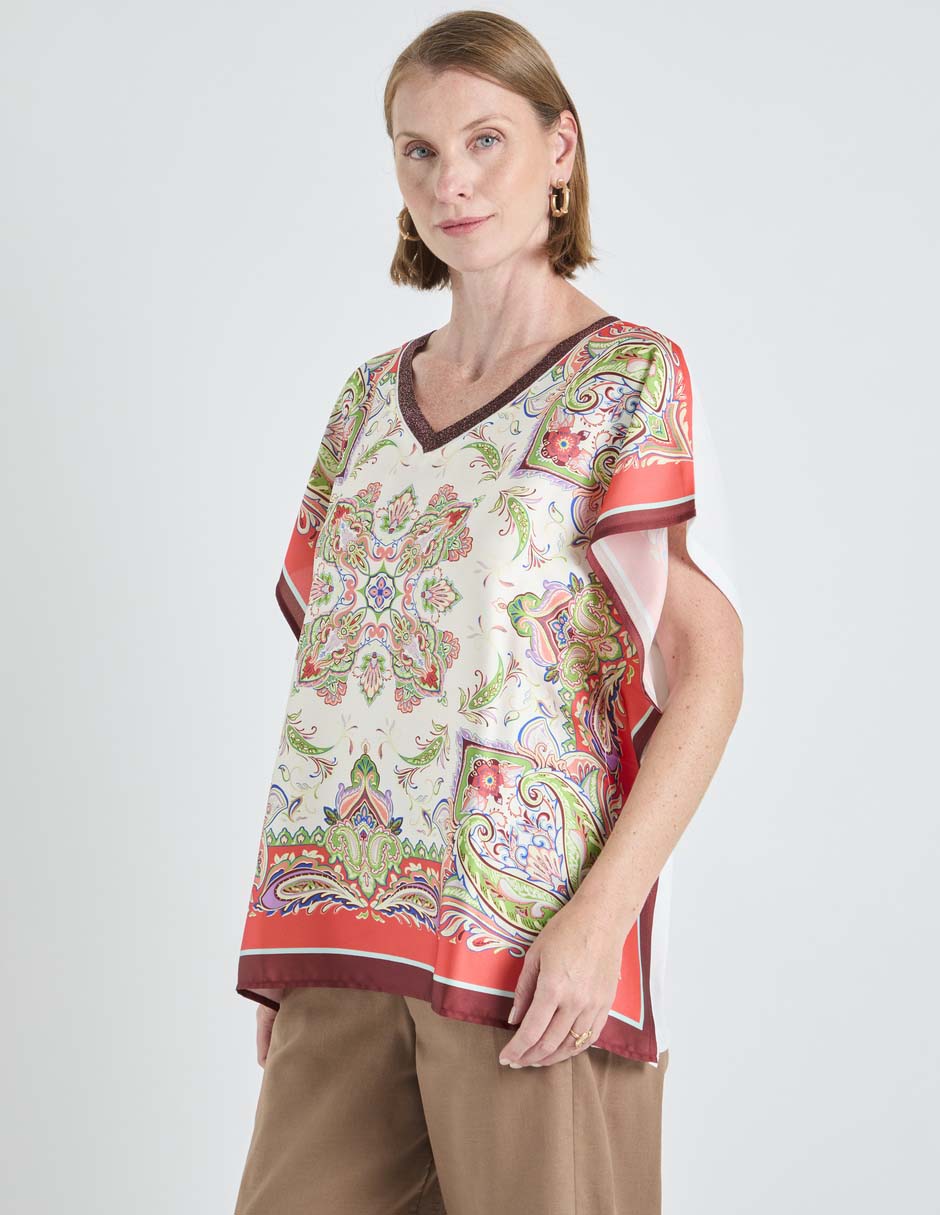 Blusa manga corta para mujer 2