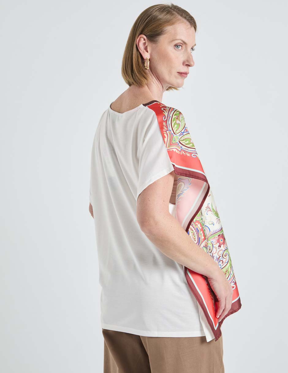 Blusa manga corta para mujer 6