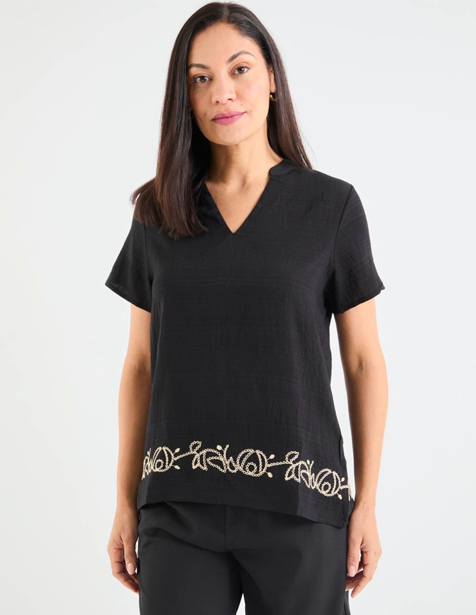 Blusa manga corta para mujer 1