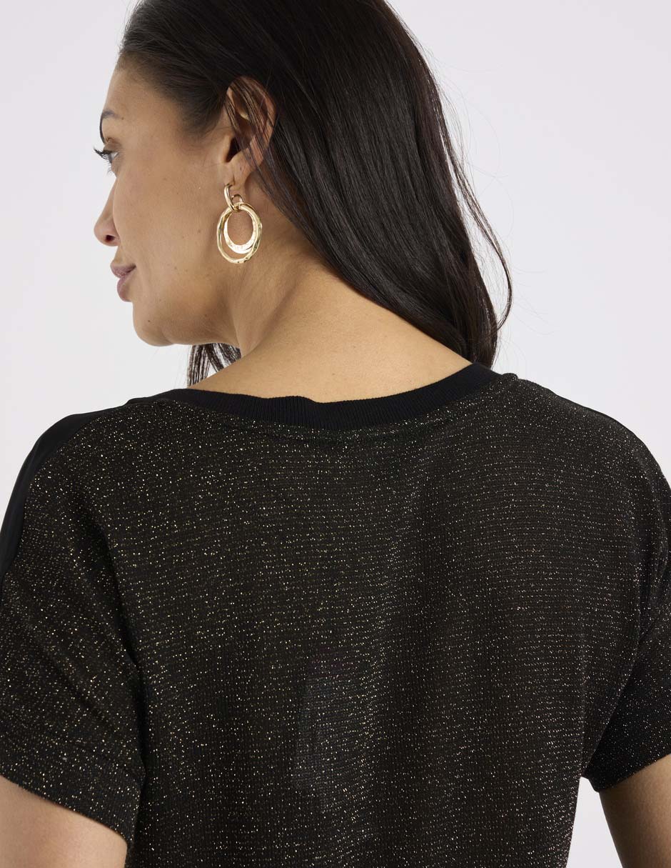 Blusa manga corta para mujer