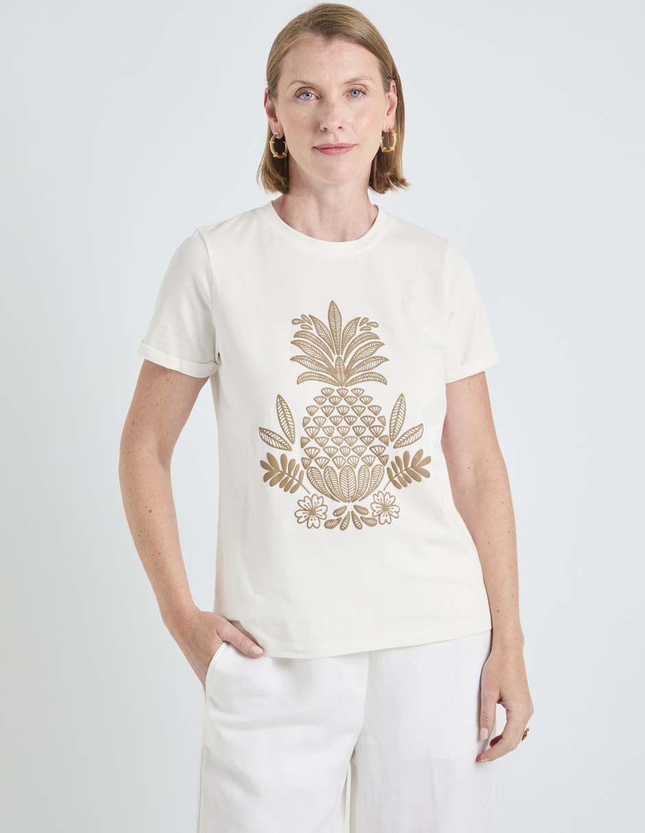 PLAYERA LB2603-107 FLORAL PLAYERA LB2603-107 FLORAL