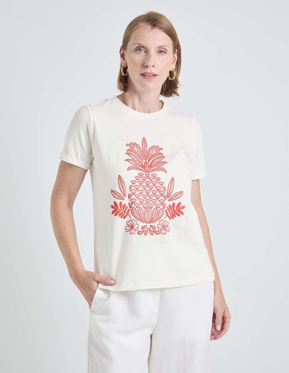 PLAYERA LB2603-107 FLORAL PLAYERA LB2603-107 FLORAL