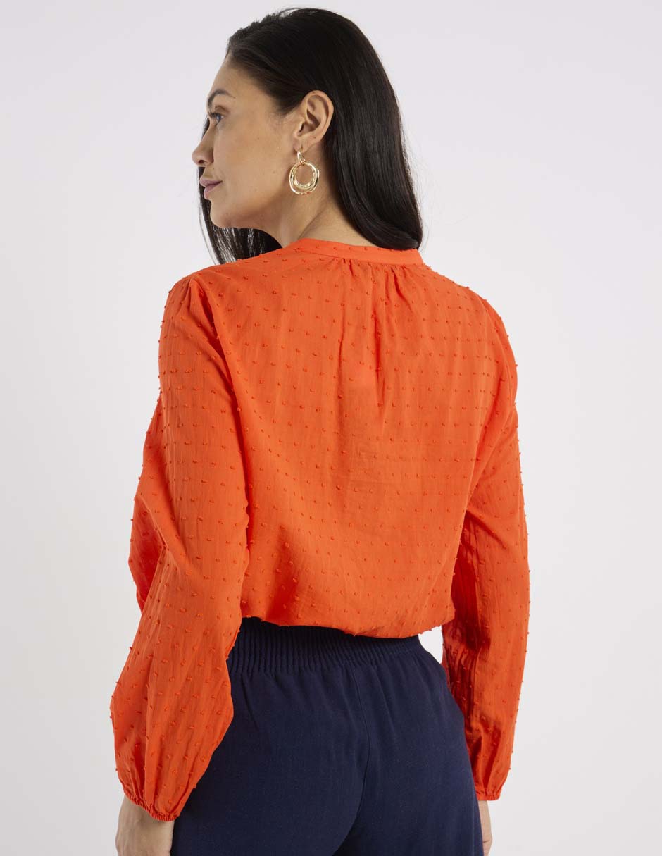 Blusa Lieb manga larga para mujer