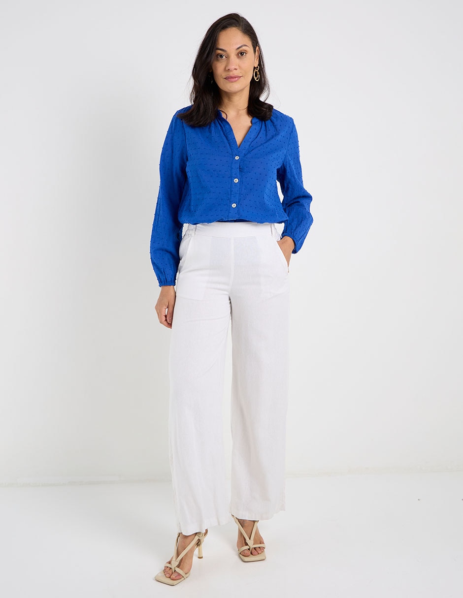 Blusa manga larga para mujer 5