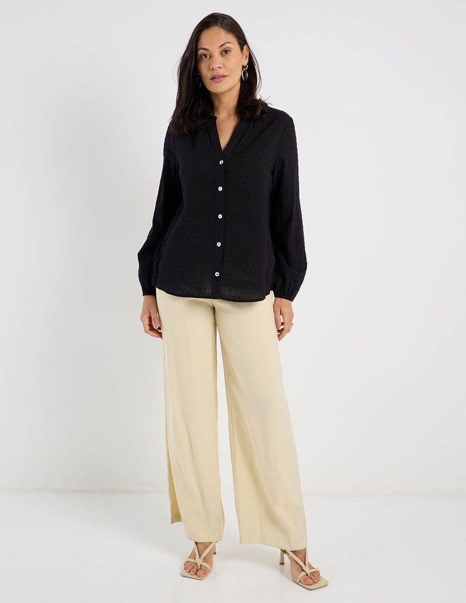 Blusa manga larga para mujer 3