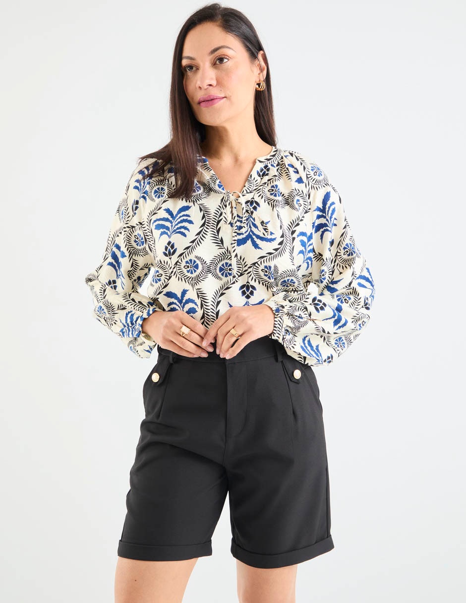Blusa manga larga para mujer 8
