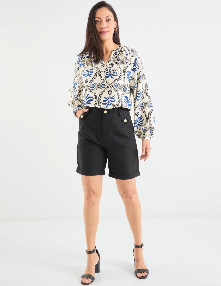 Blusa manga larga para mujer 9
