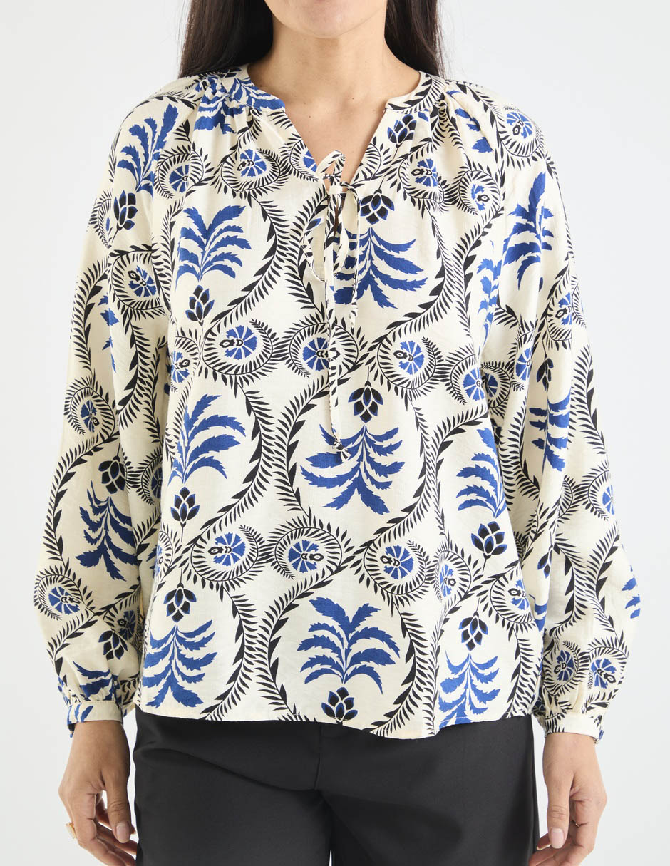 Blusa manga larga para mujer 13