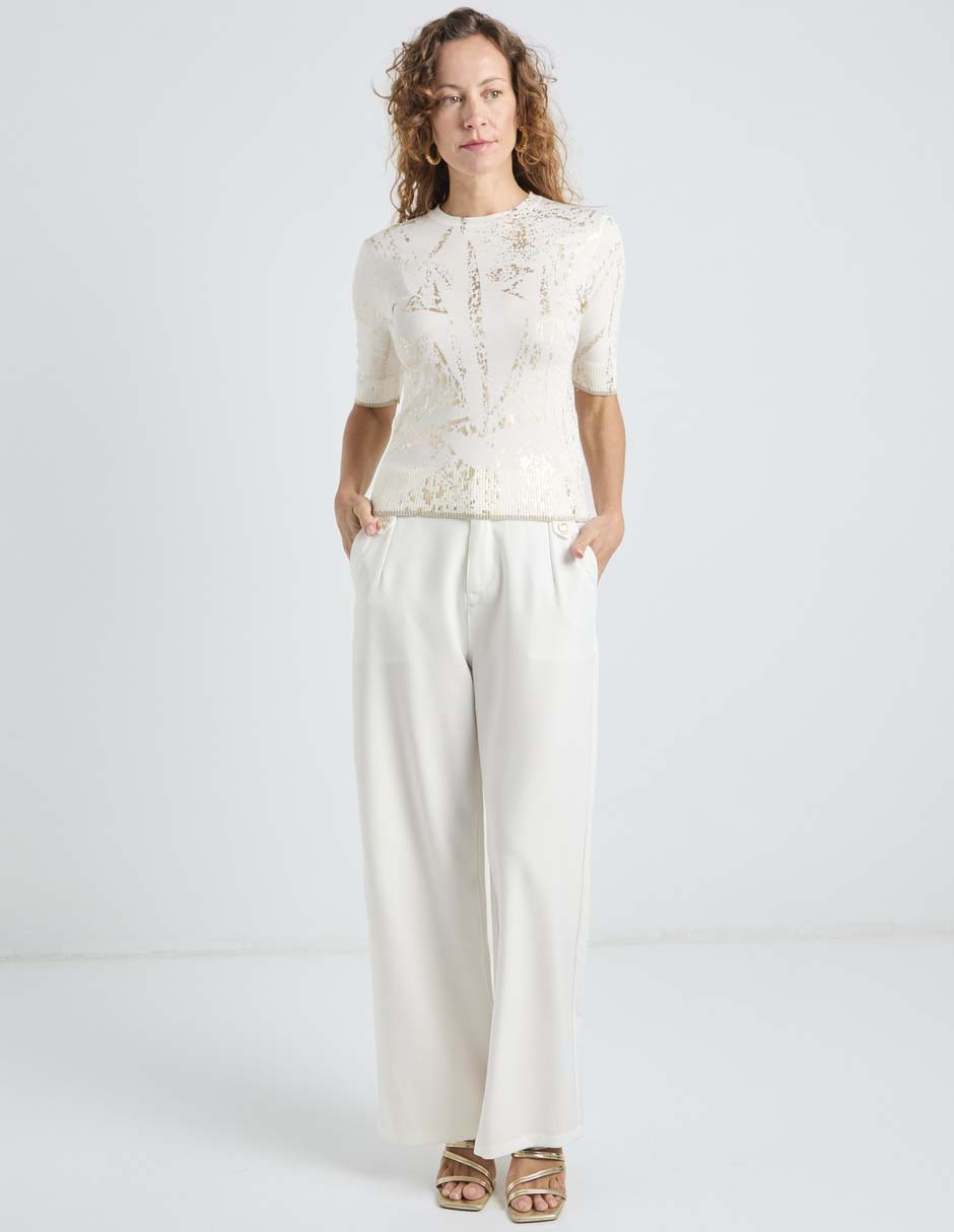 Pantalón relaxed ampio para mujer 2