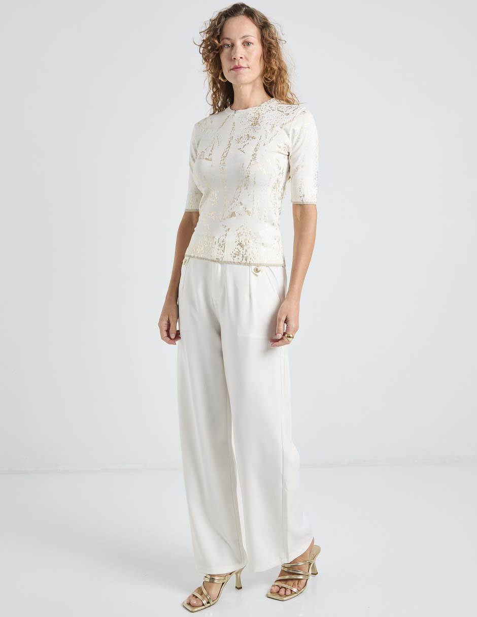 Pantalón relaxed ampio para mujer 3