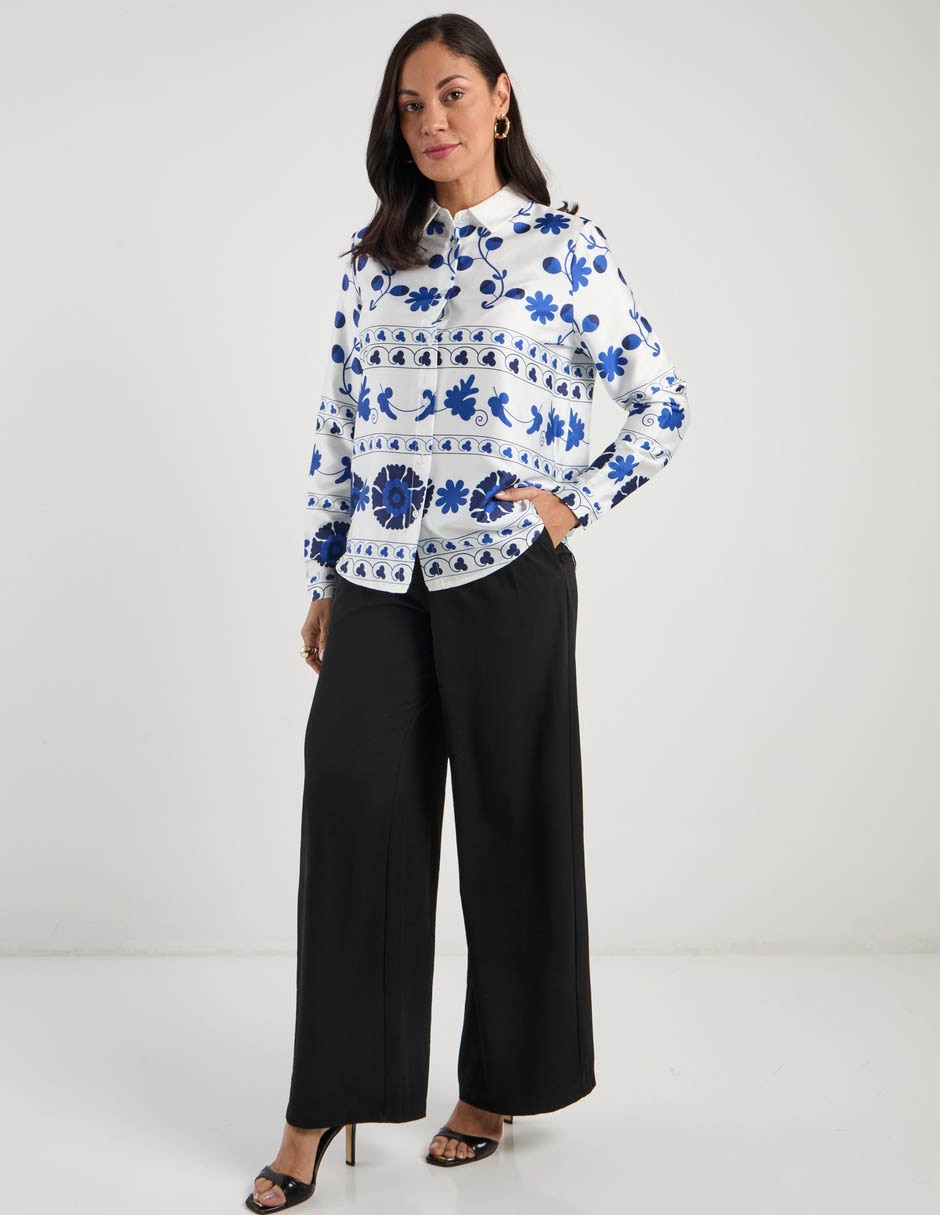 Blusa manga larga para mujer 8
