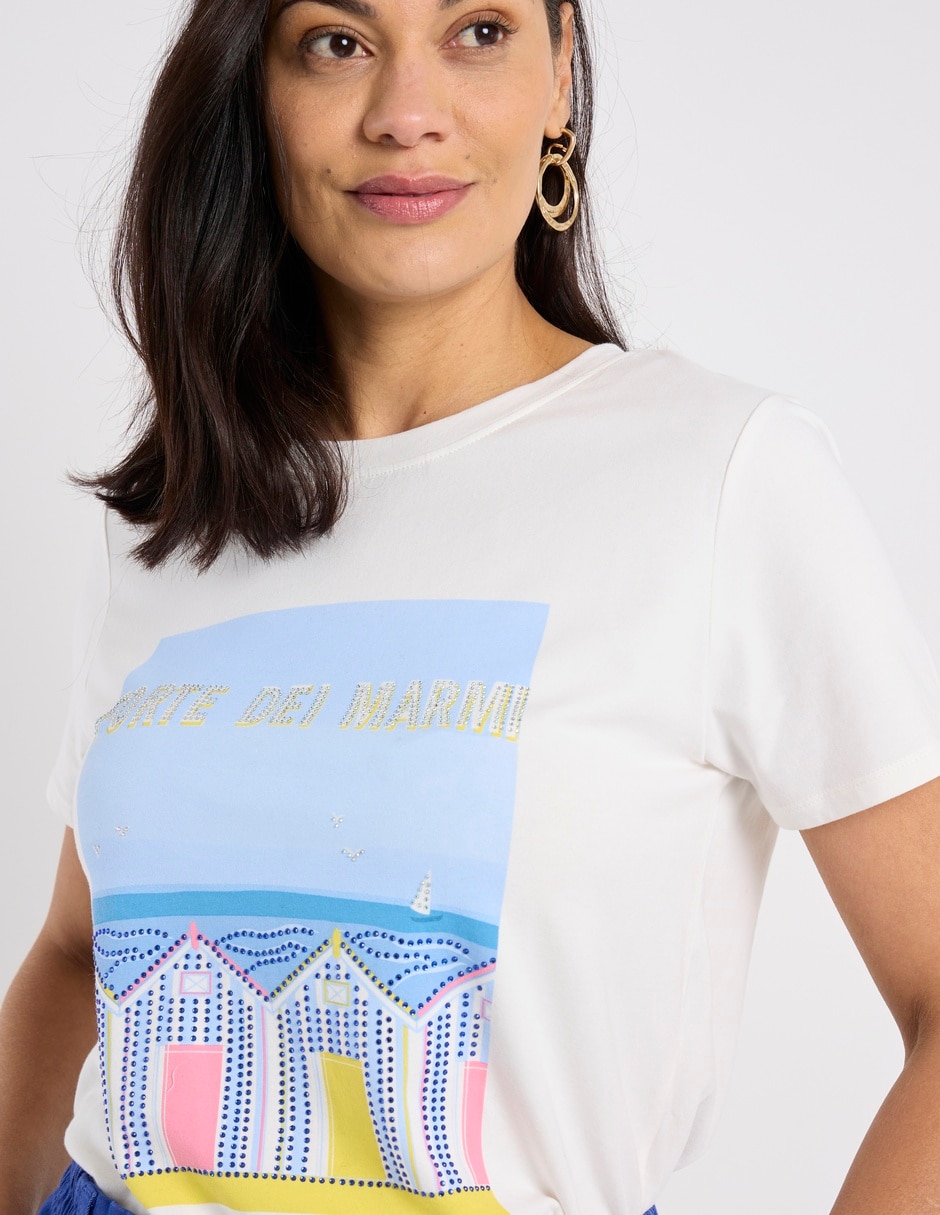 Blusa manga corta para mujer 11