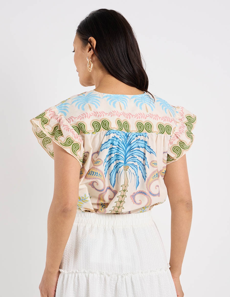 Blusa manga corta para mujer 13