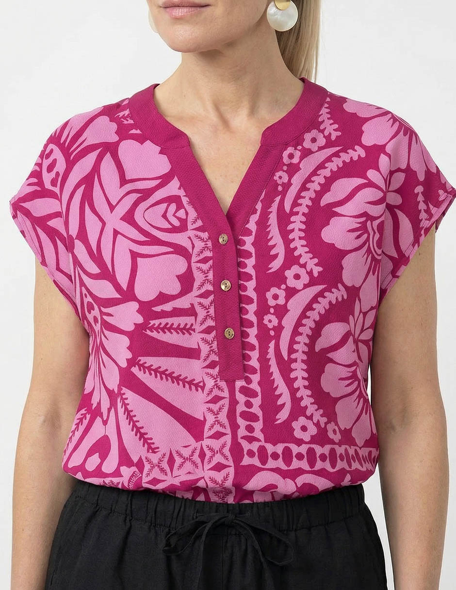 Blusa manga corta para mujer 10