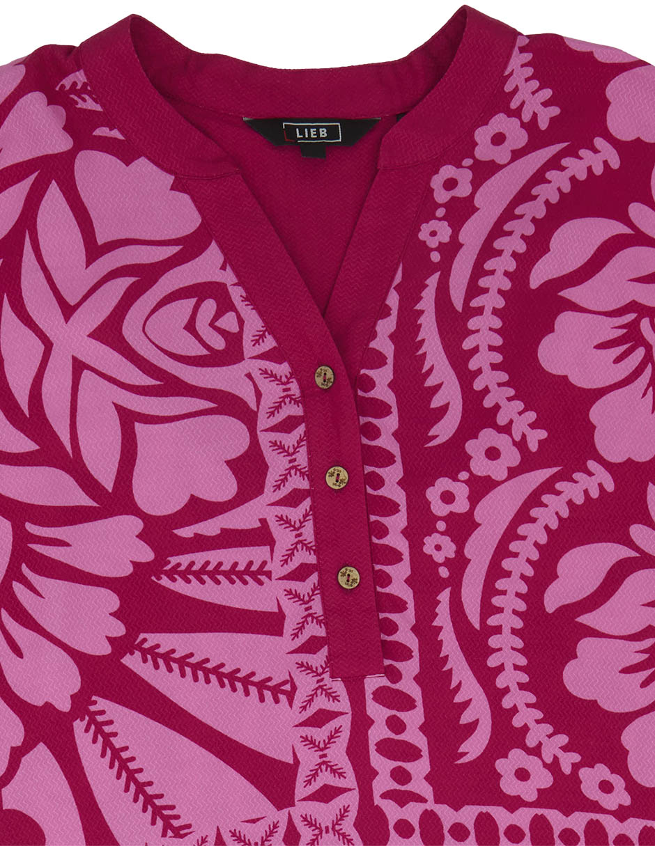 Blusa manga corta para mujer 11