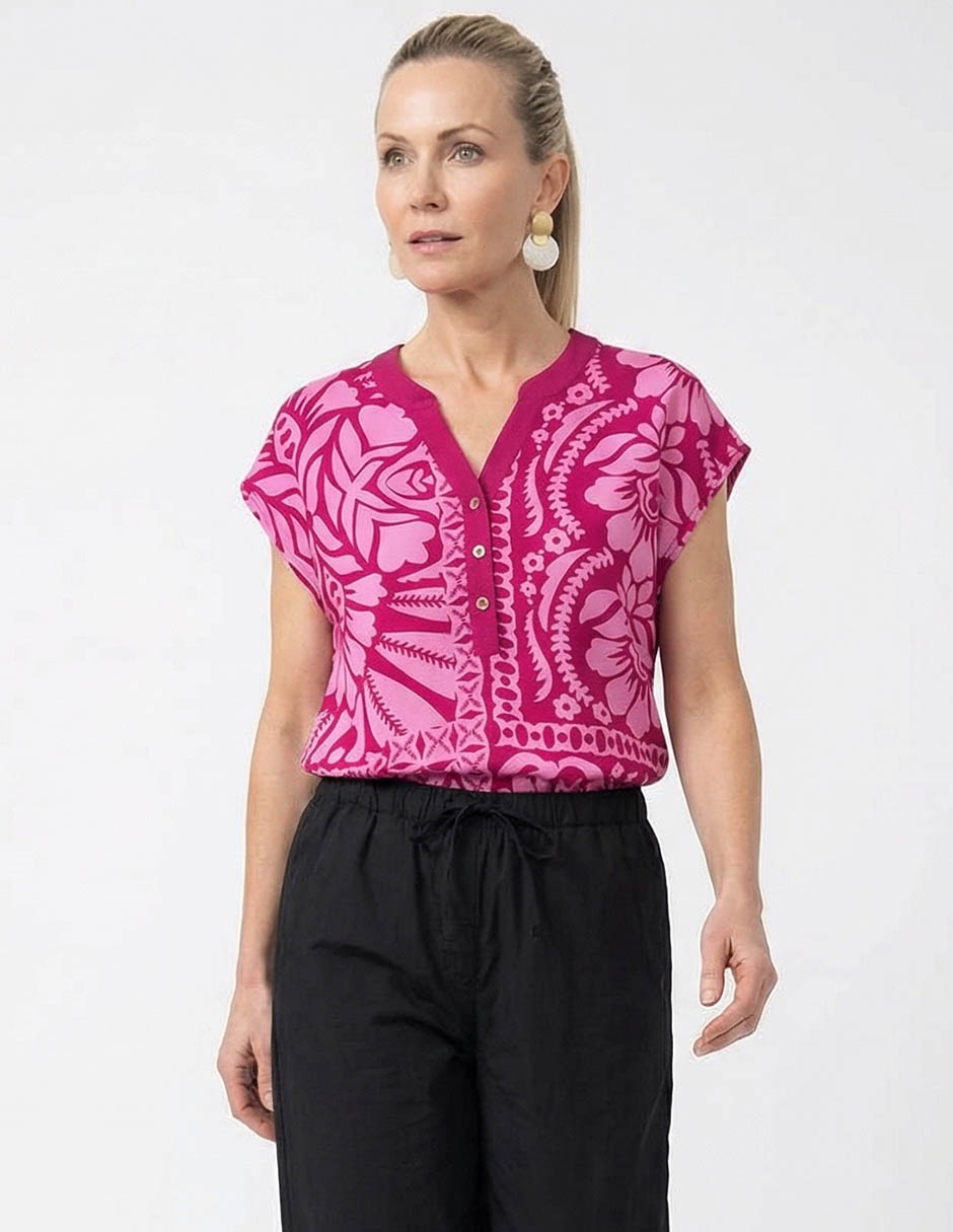 Blusa manga corta para mujer 13