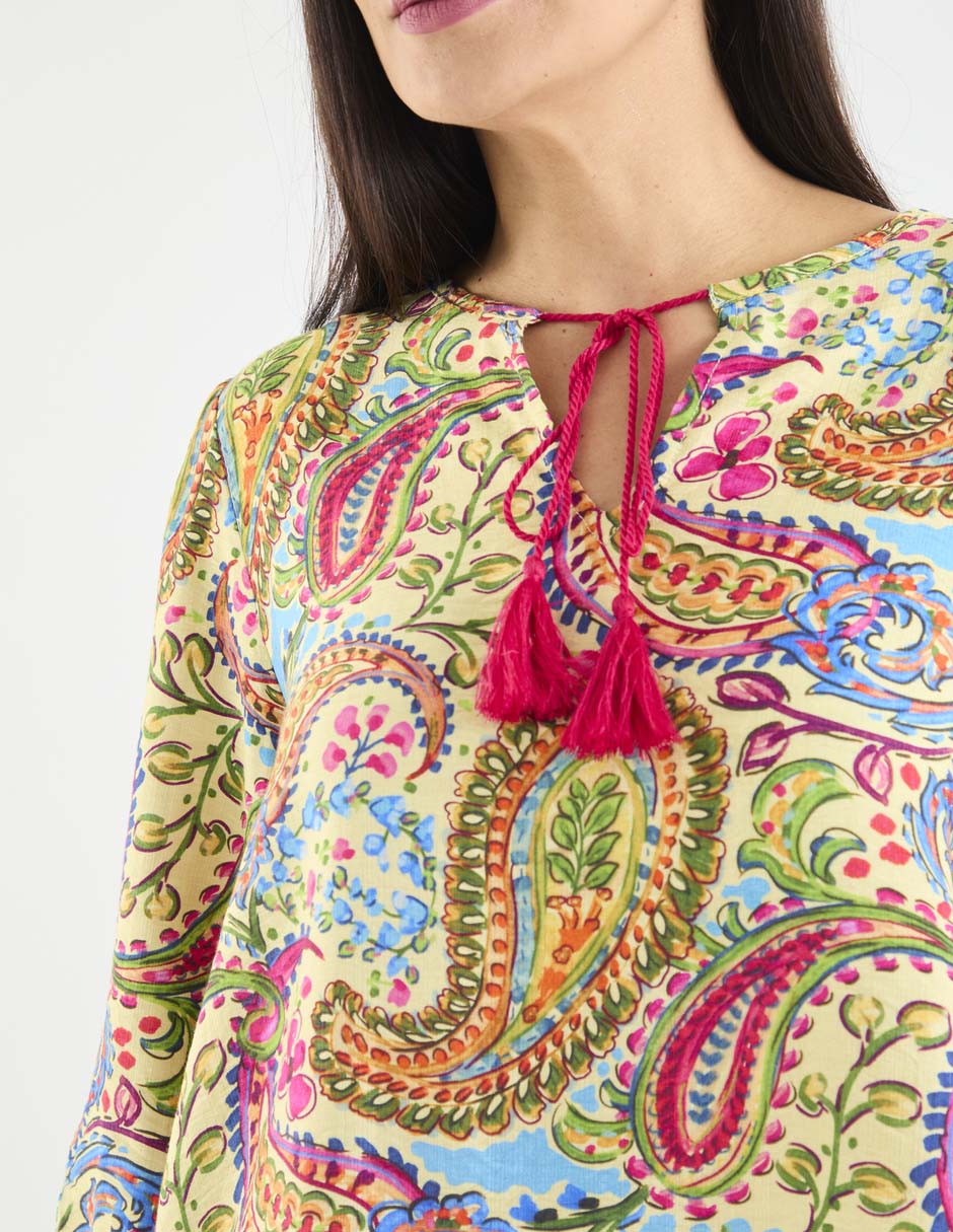 Blusa manga 3/4 para mujer 10