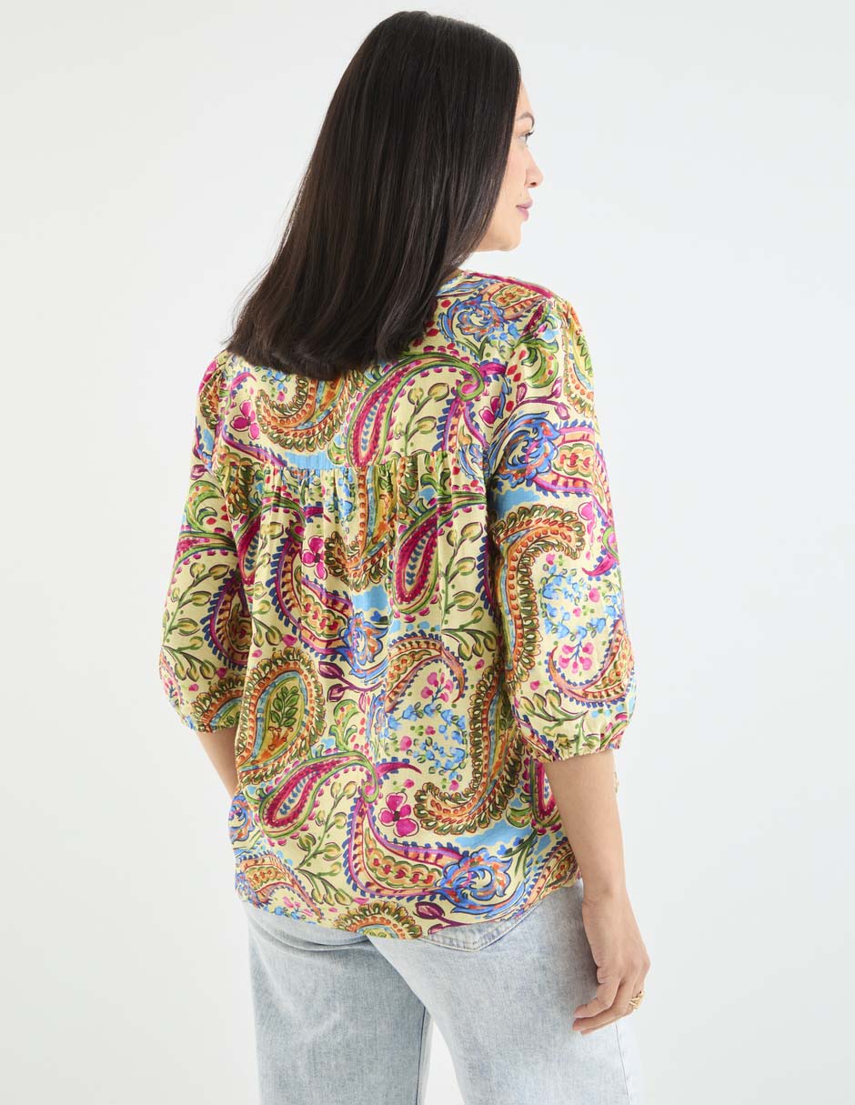 Blusa manga 3/4 para mujer 11