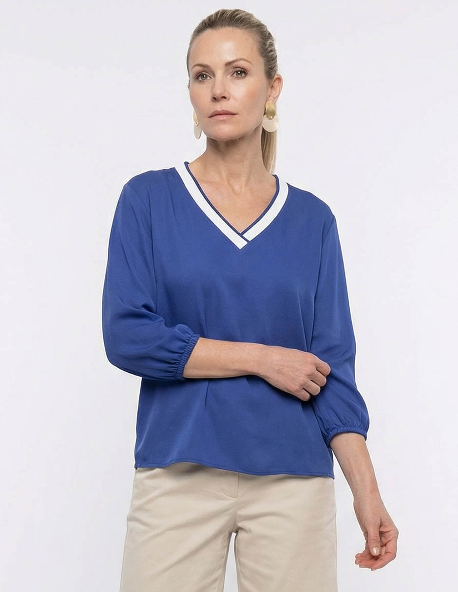 Blusa manga 3/4 para mujer