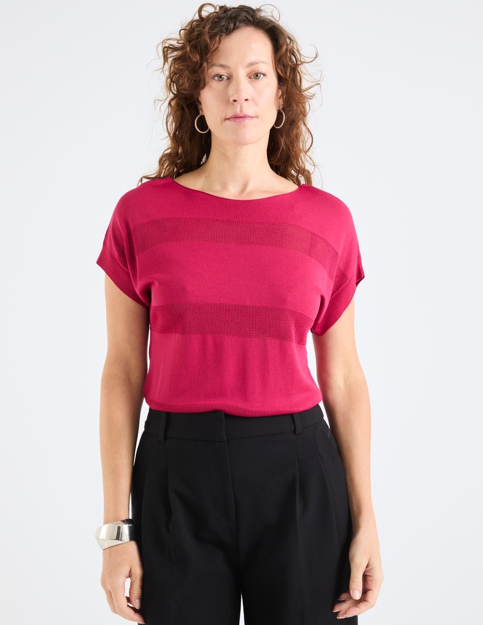 Blusa manga corta para mujer 1
