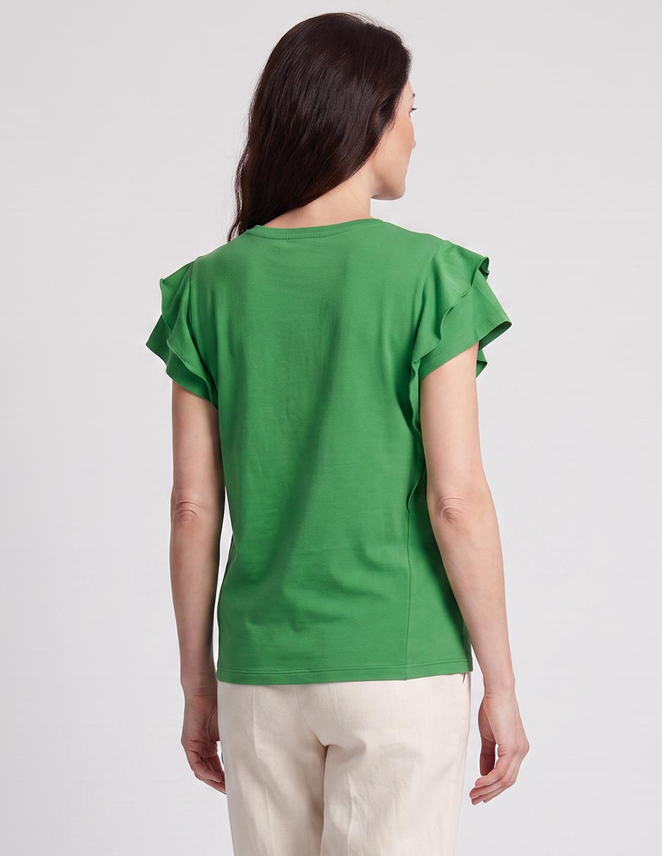 Blusa manga corta para mujer 2