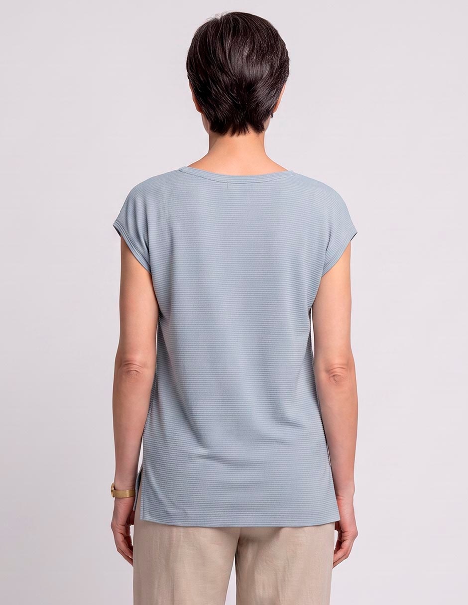 Blusa manga corta para mujer 2