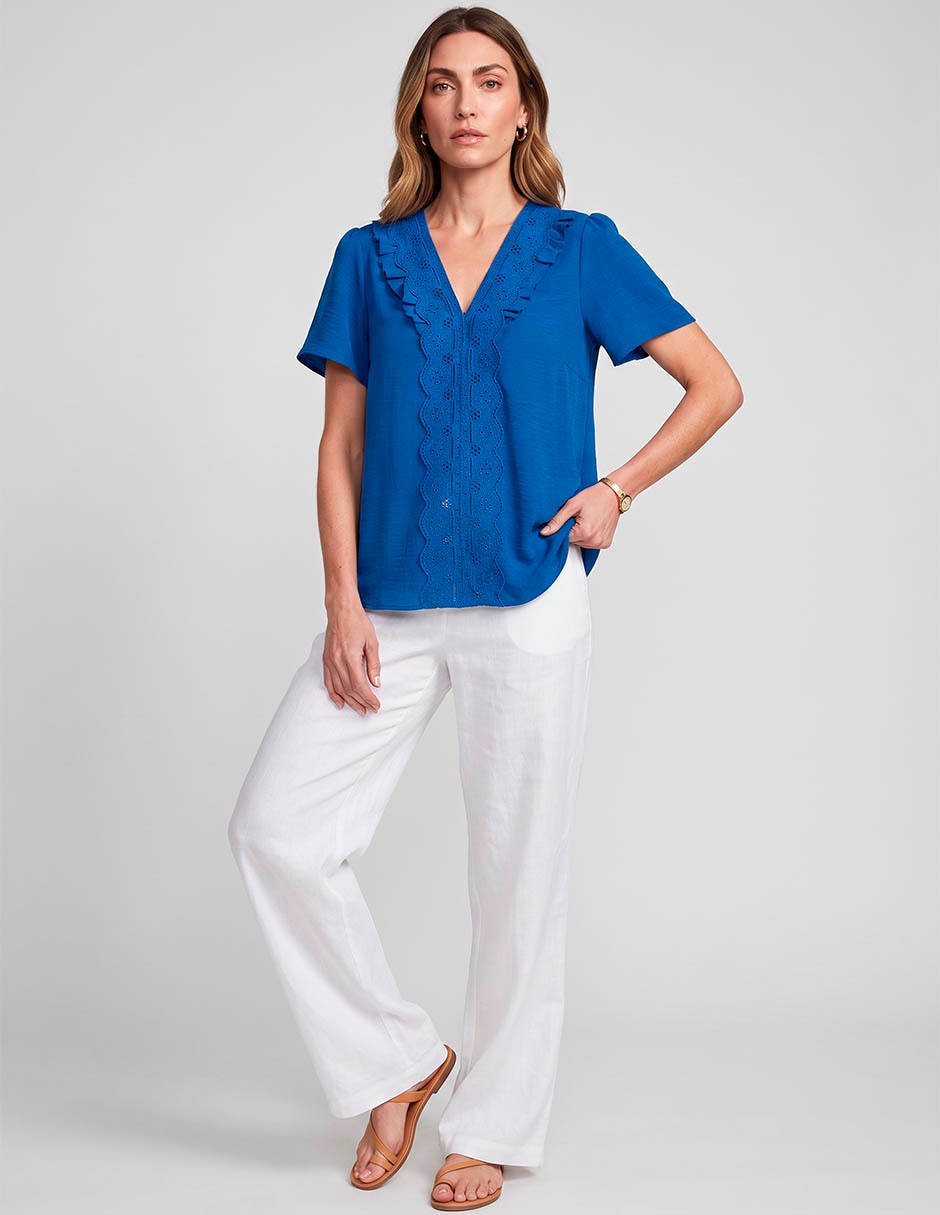 BLUSA LB2605-189 M 3/4 REDONDO POL