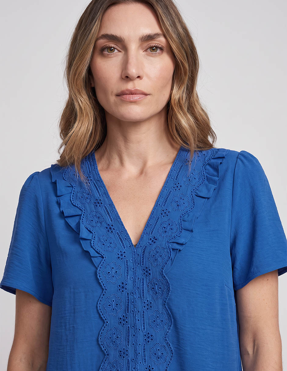 BLUSA LB2605-189 M 3/4 REDONDO POL 3