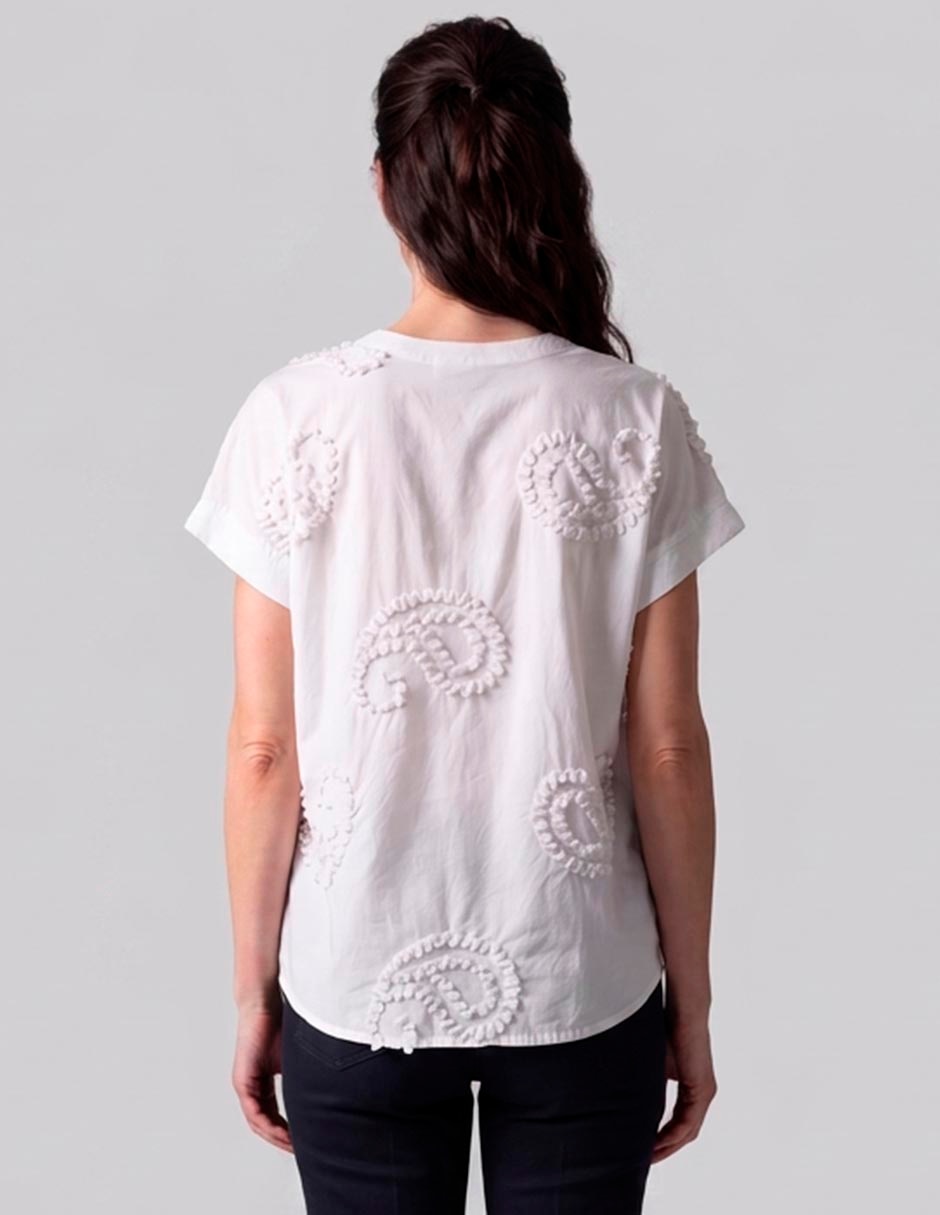 Blusa manga corta para mujer 3