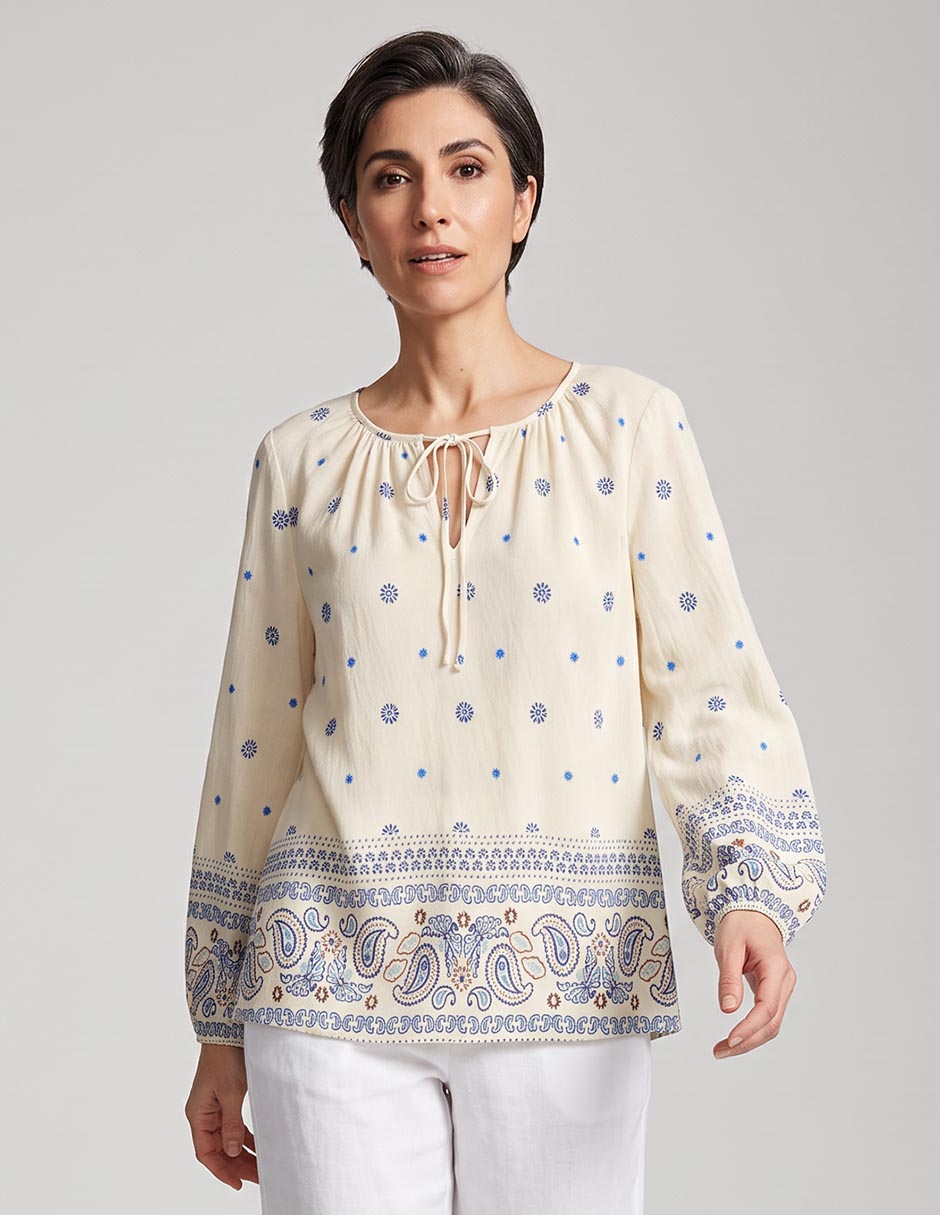 Blusa manga larga para mujer Blusa manga larga para mujer