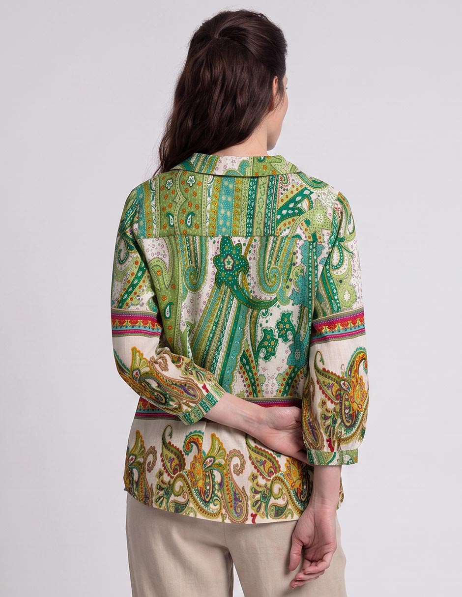 Blusa manga 3/4 para mujer 2