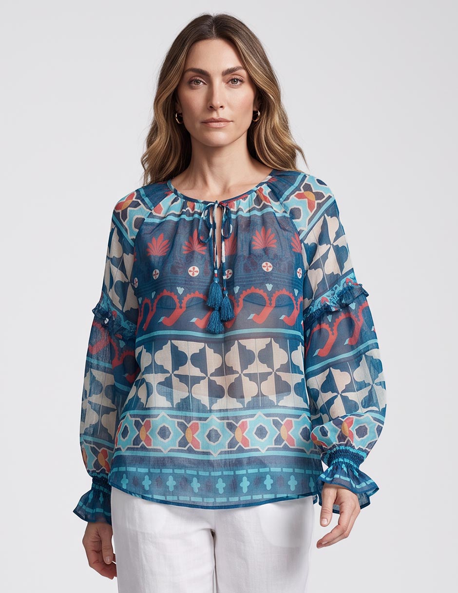Blusa manga larga para mujer Blusa manga larga para mujer