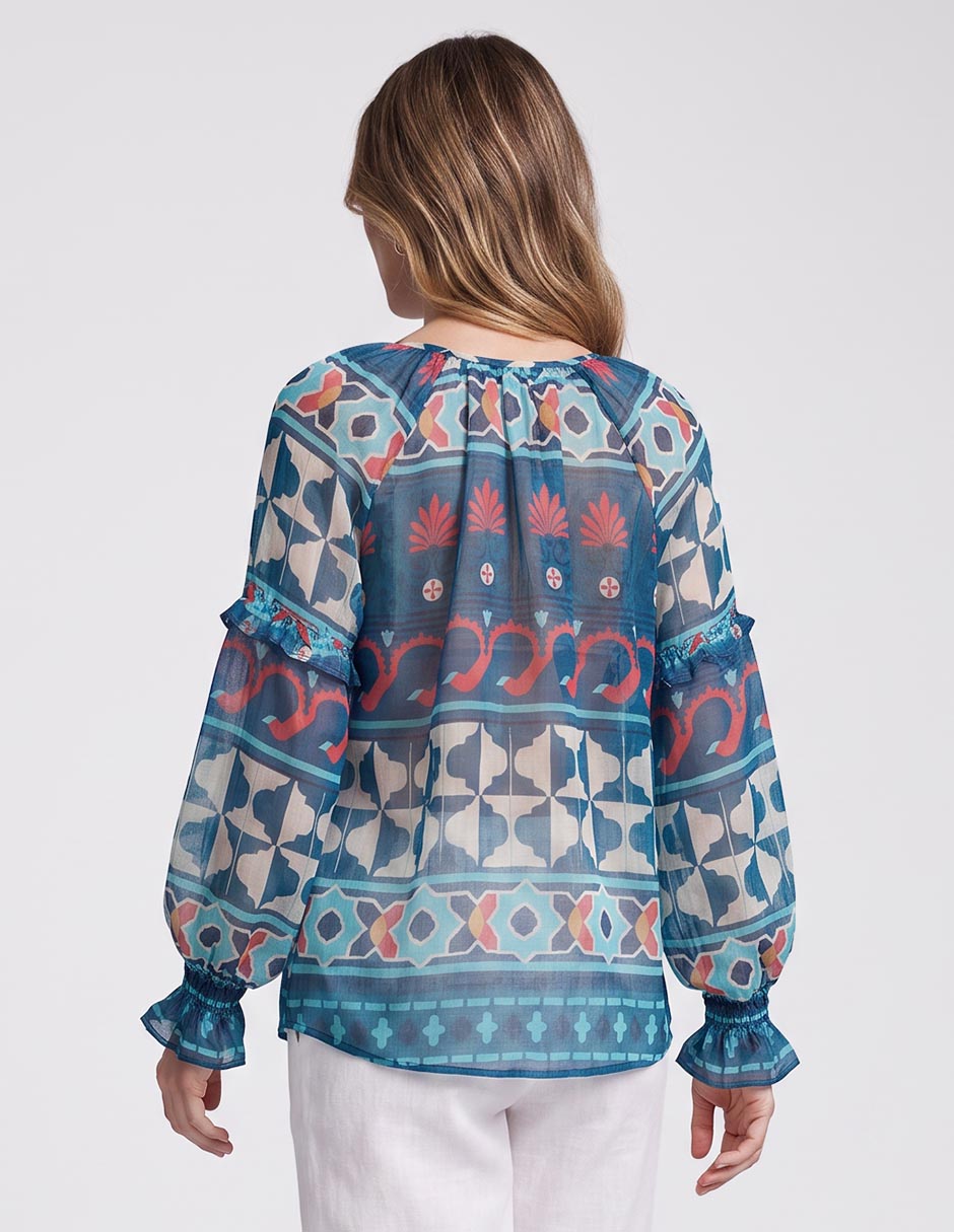 Blusa manga larga para mujer 2