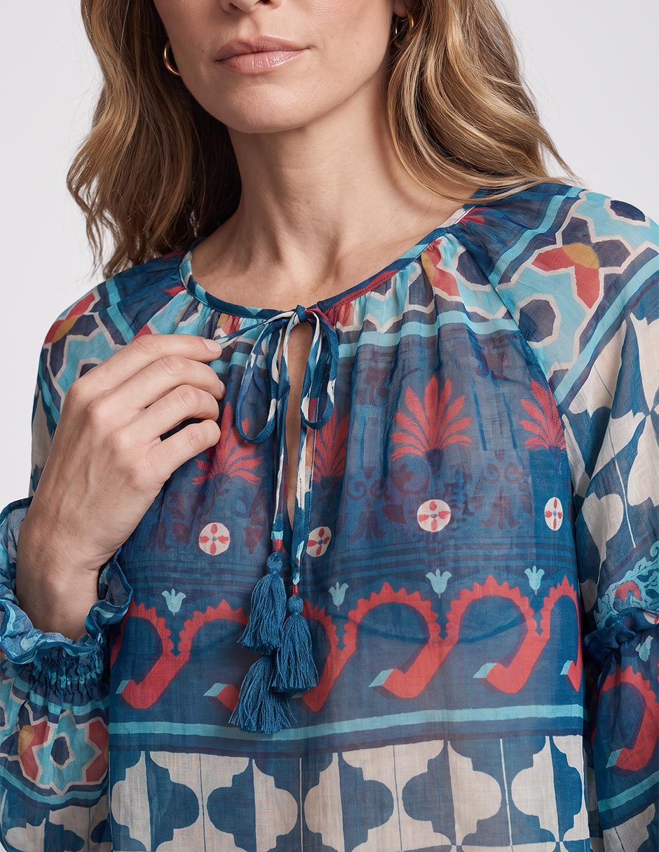Blusa manga larga para mujer 3