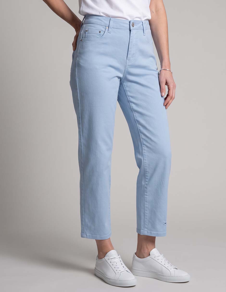Pantalón capri straight para mujer Pantalón capri straight para mujer