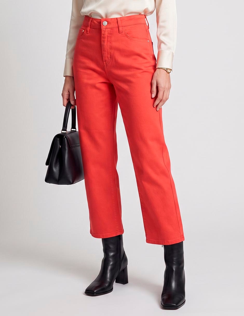 Pantalón capri straight para mujer 1