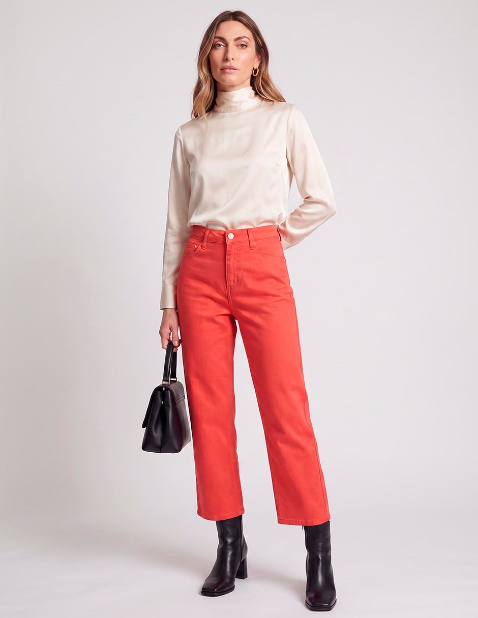 Pantalón capri straight para mujer 3
