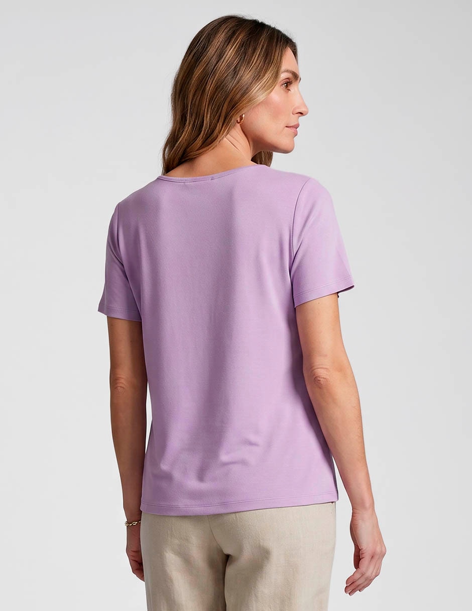 Playera manga corta para mujer 2