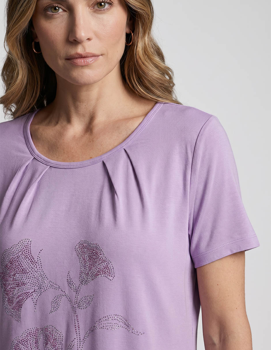Playera manga corta para mujer 3