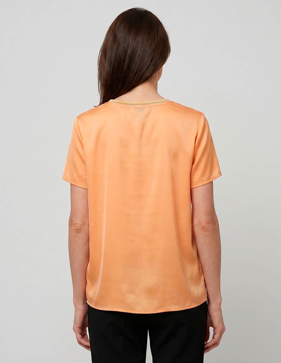 Blusa lieb manga corta para mujer