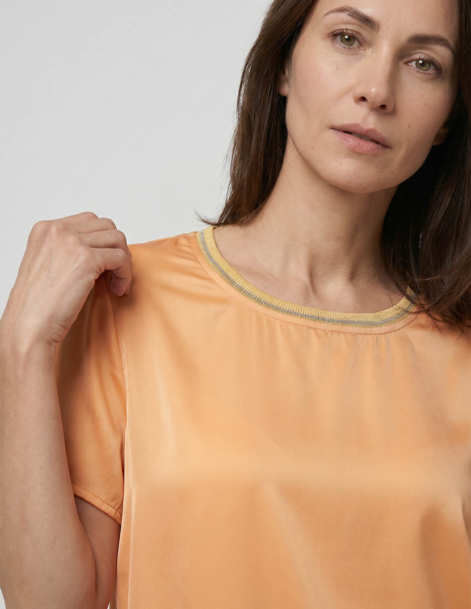 Blusa lieb manga corta para mujer