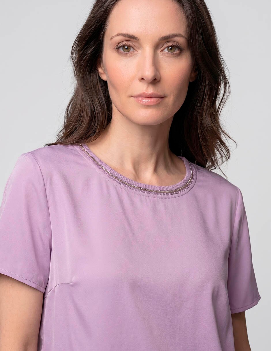 Blusa manga corta para mujer 3