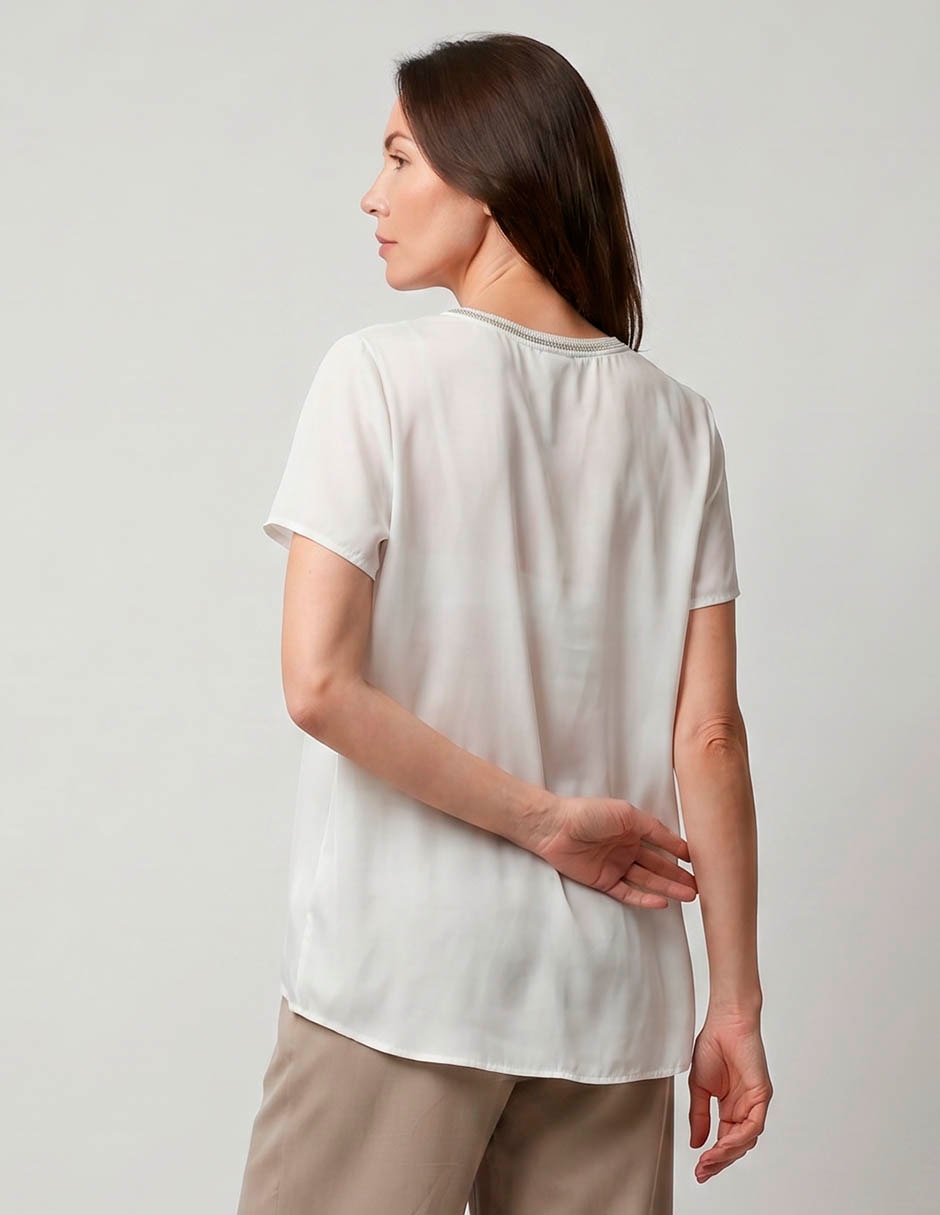 Blusa manga corta para mujer 2