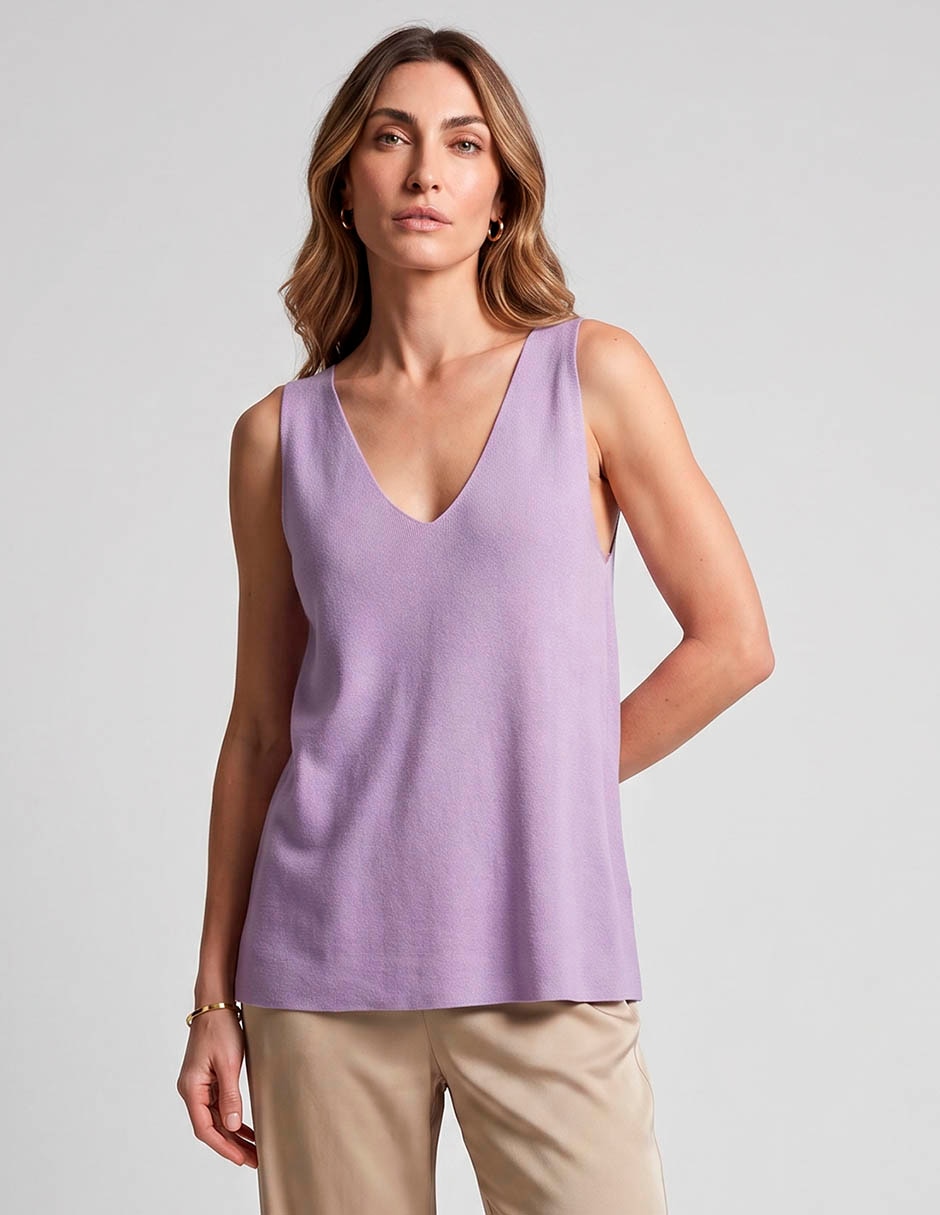Blusa sin manga para mujer 1
