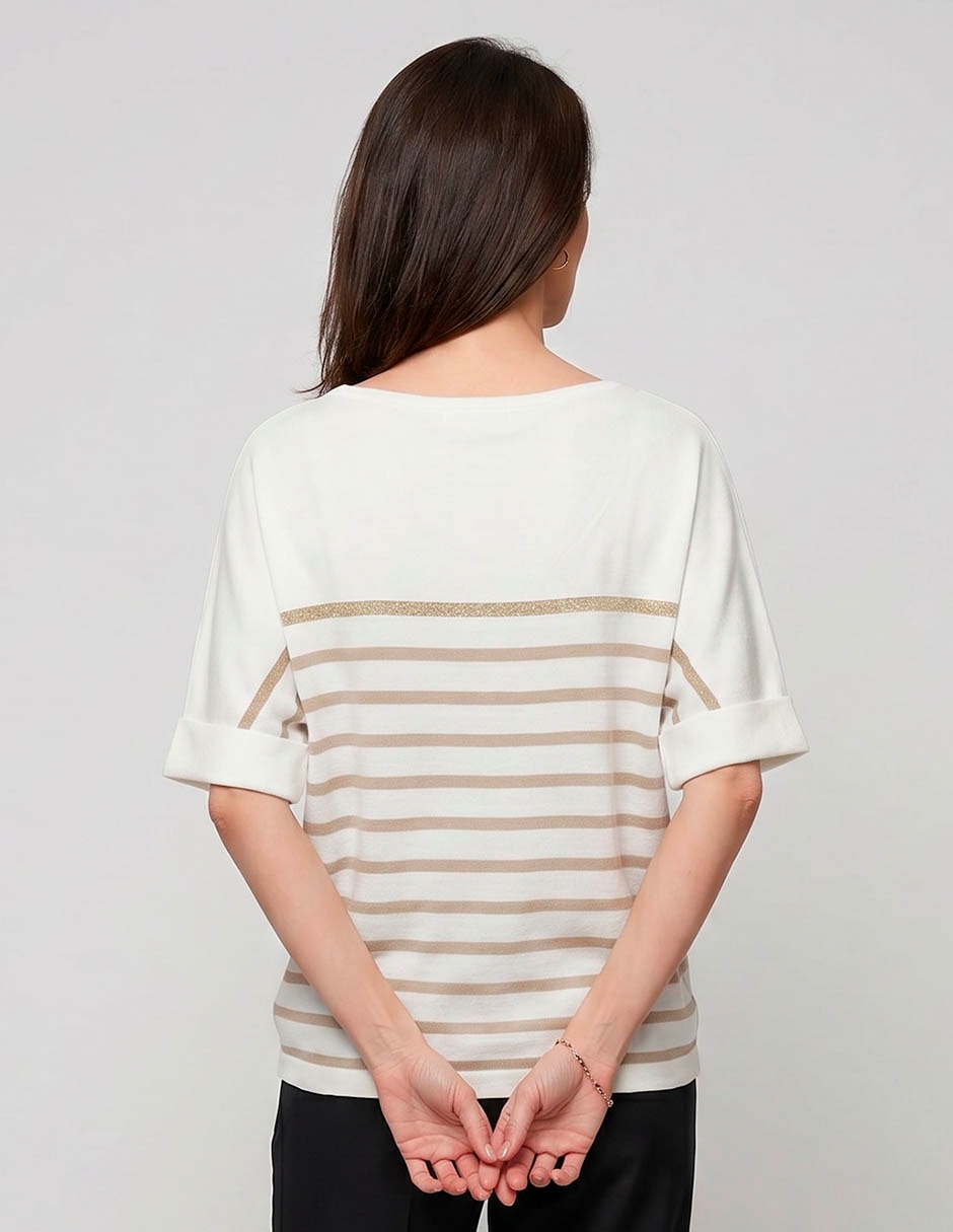 Blusa manga al codo para mujer 2