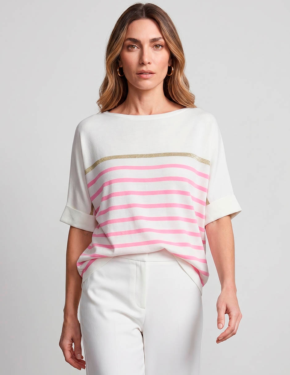 Blusa lieb manga al codo para mujer